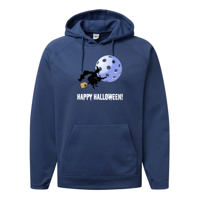 Fun Pickleball | Pickleball Halloween | Halloween Gift | Great Pickleball Performance Fleece Hoodie