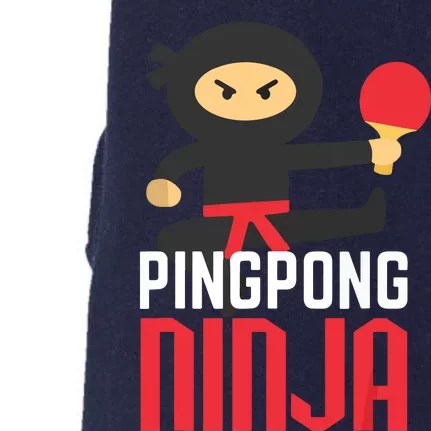 Funny Ping Pong Ninja Shirts Table Tennis Doggie 3-End Fleece Hoodie