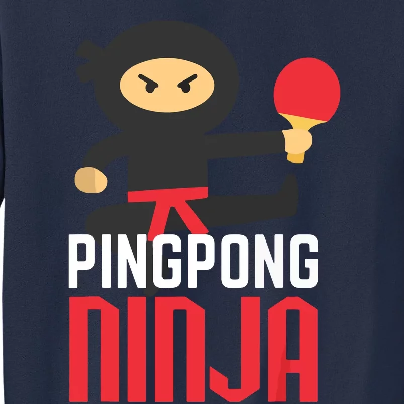 Funny Ping Pong Ninja Shirts Table Tennis Sweatshirt