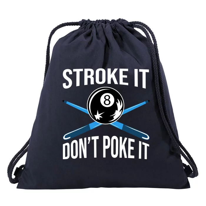 Funny Pool Player Billard 8ball Gift Drawstring Bag