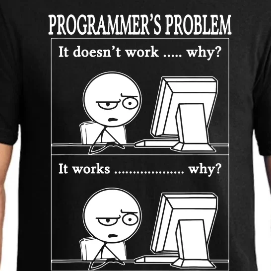 Funny Programmers Problem Fun Developer Pajama Set