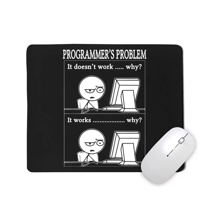 Funny Programmers Problem Fun Developer Mousepad