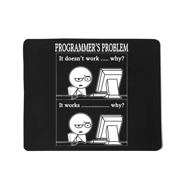 Funny Programmers Problem Fun Developer Mousepad