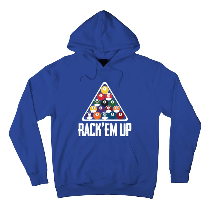 Funny Pool Player Billiard 8ball RackEm Up Gift Hoodie