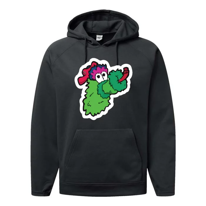 Funny Phanatic P Baseball Championship Performance Fleece Hoodie