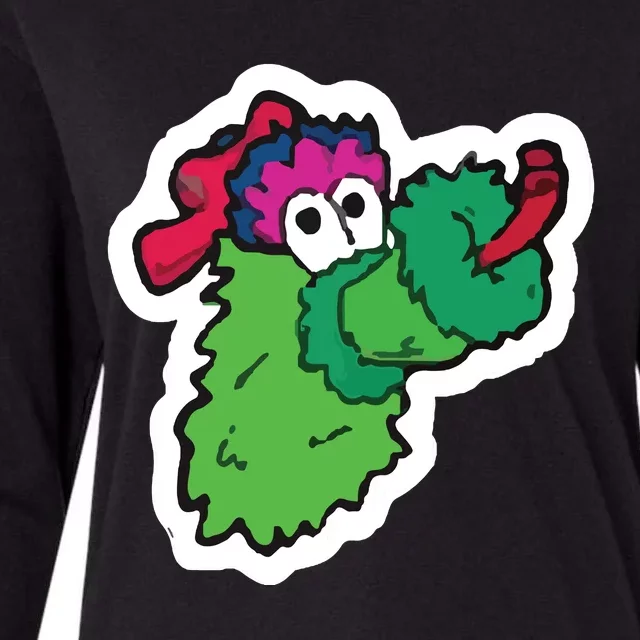 Funny Phanatic P Baseball Championship Womens Cotton Relaxed Long Sleeve T-Shirt