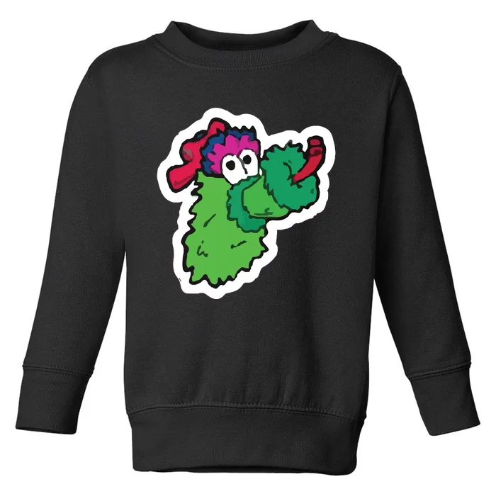 Funny Phanatic P Baseball Championship Toddler Sweatshirt