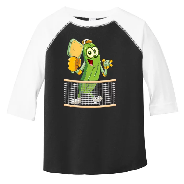 Funny Pickleball Player Pickle Ball Lover Toddler Fine Jersey T-Shirt