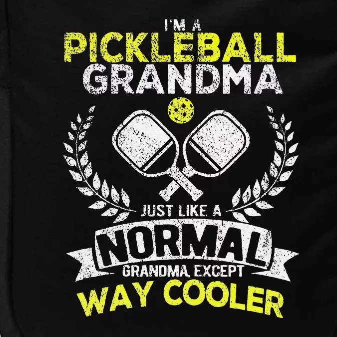 Funny Pickleball Paddle Pickleball Grandma Retro Impact Tech Backpack