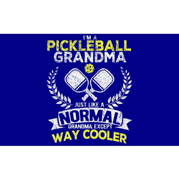 Funny Pickleball Paddle Pickleball Grandma Retro Bumper Sticker