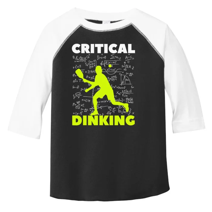 Funny Pickleball Player Lover Dinking Problem Gift Toddler Fine Jersey T-Shirt