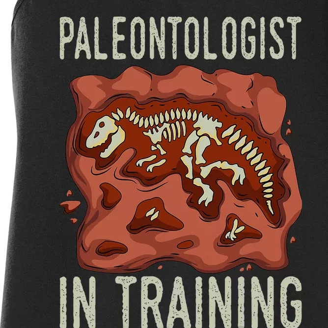 Future Paleontologist Paleontology Student Fossil Hunting Women's Racerback Tank