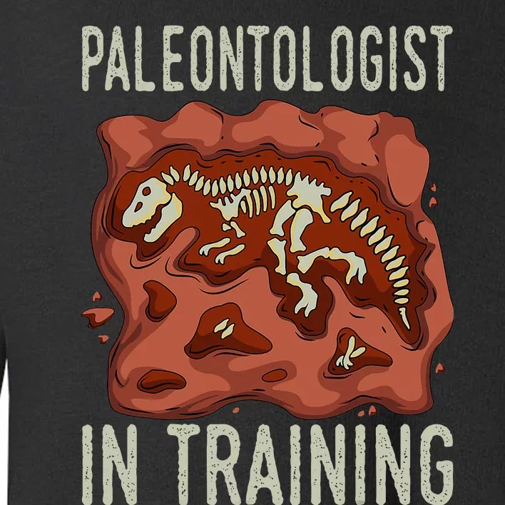 Future Paleontologist Paleontology Student Fossil Hunting Toddler Sweatshirt