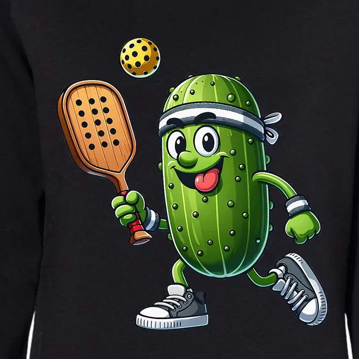 Funny Pickleball Player Paddleball Lover Womens California Wash Sweatshirt