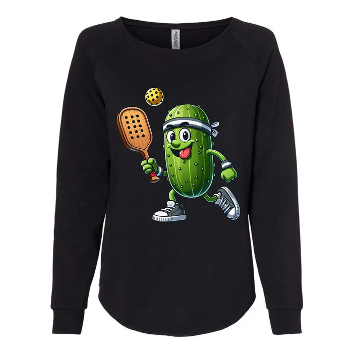 Funny Pickleball Player Paddleball Lover Womens California Wash Sweatshirt