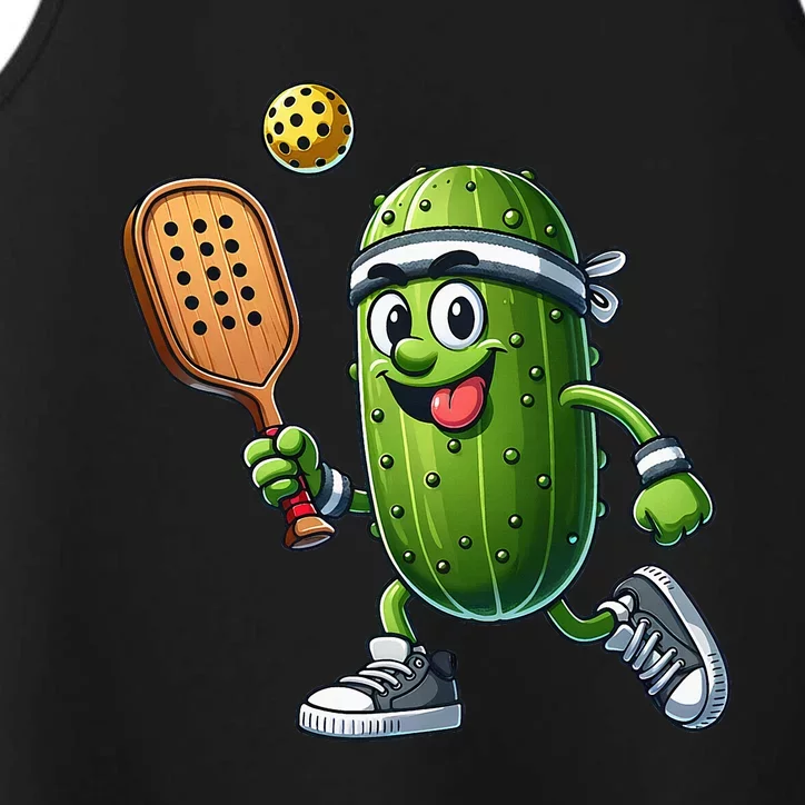 Funny Pickleball Player Paddleball Lover Performance Tank