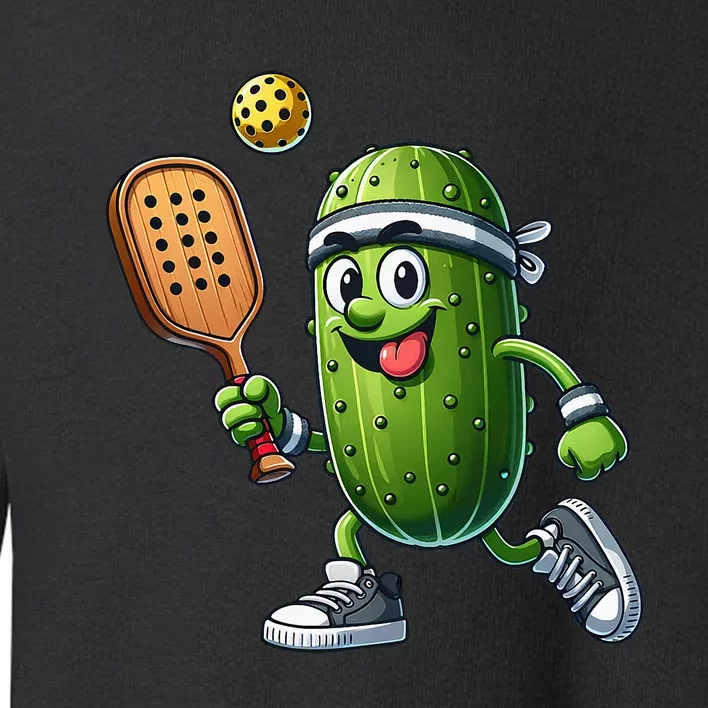 Funny Pickleball Player Paddleball Lover Toddler Sweatshirt