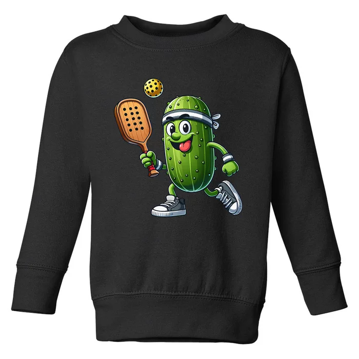 Funny Pickleball Player Paddleball Lover Toddler Sweatshirt