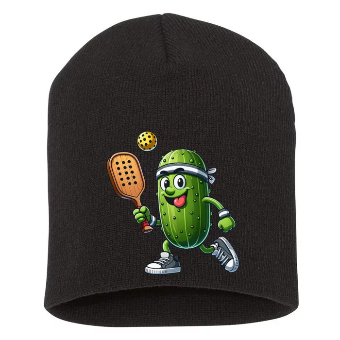 Funny Pickleball Player Paddleball Lover Short Acrylic Beanie