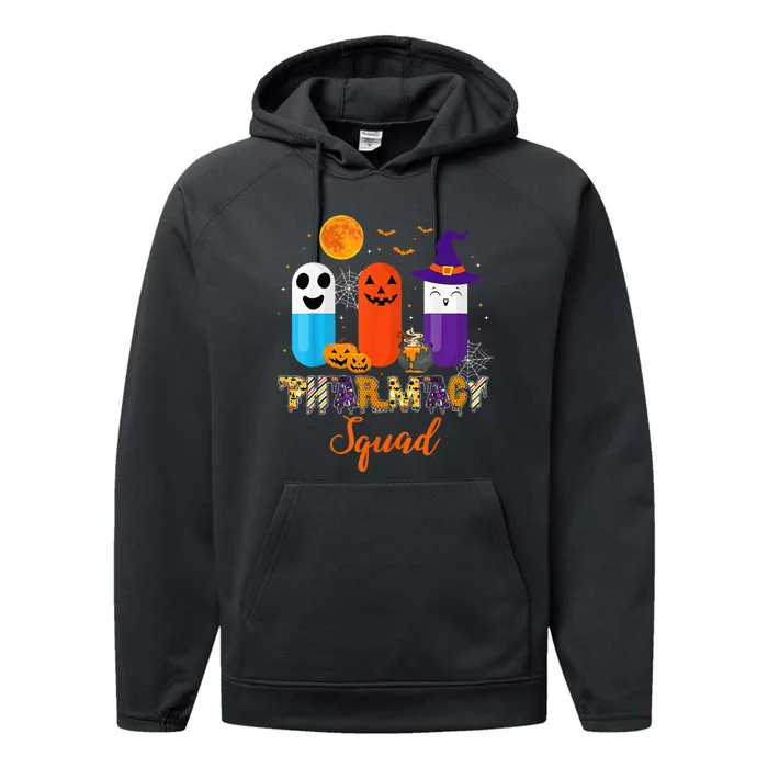 Funny Pills Pharmacy Pharmacist Squad Halloween Costume Performance Fleece Hoodie