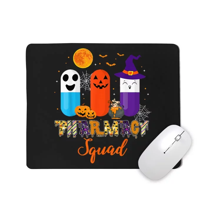 Funny Pills Pharmacy Pharmacist Squad Halloween Costume Mousepad