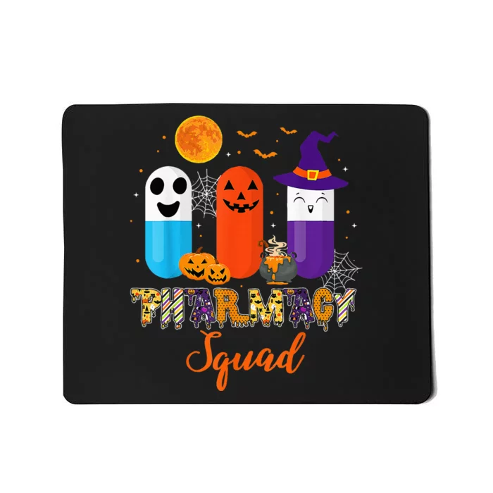 Funny Pills Pharmacy Pharmacist Squad Halloween Costume Mousepad