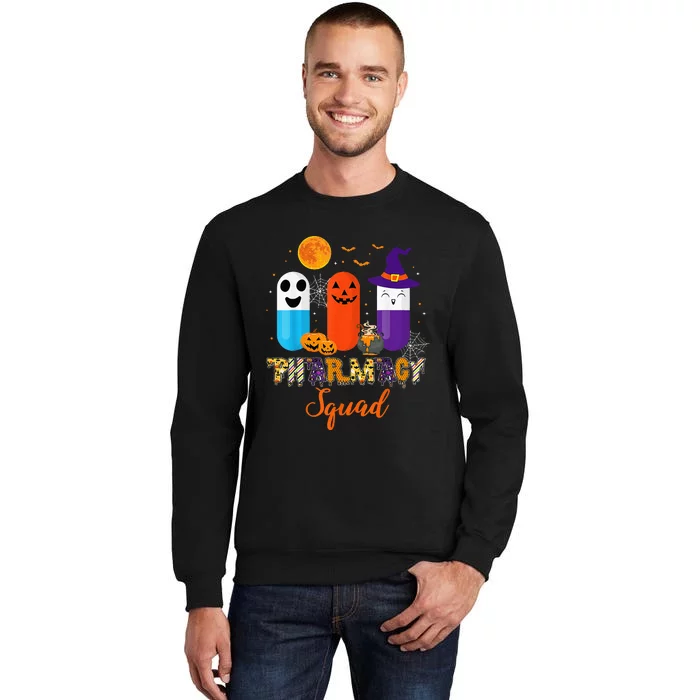 Funny Pills Pharmacy Pharmacist Squad Halloween Costume Tall Sweatshirt