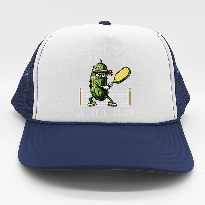 Funny Pickleball Player Paddleball Lover Gift Trucker Hat