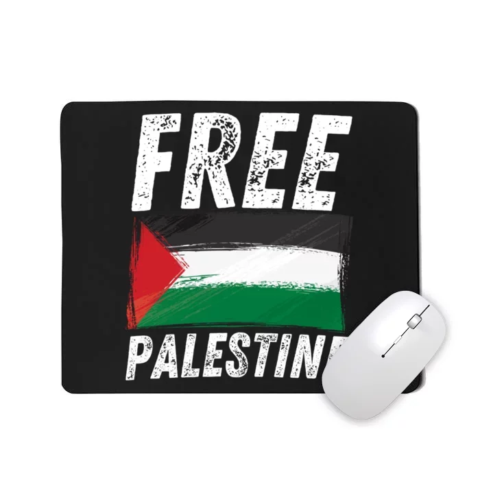 Free Palestine Palestine Flag Free Gaza Arabic Liberators Mousepad