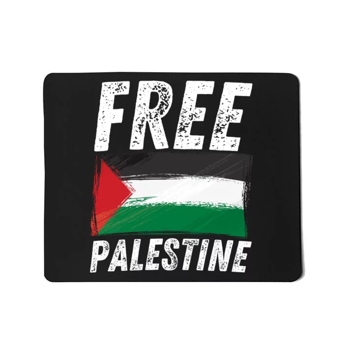 Free Palestine Palestine Flag Free Gaza Arabic Liberators Mousepad