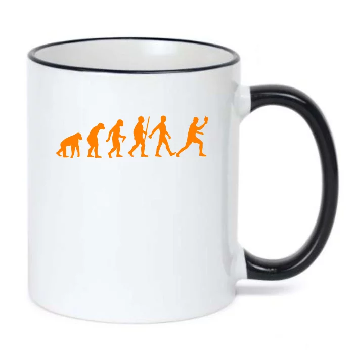 Funny Ping Pong Gift Table Tennis Player Evolution Gift Black Color Changing Mug