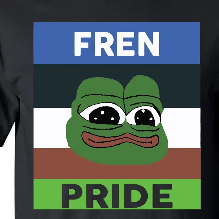 Fren Pride PEPE The Frog Tall T-Shirt