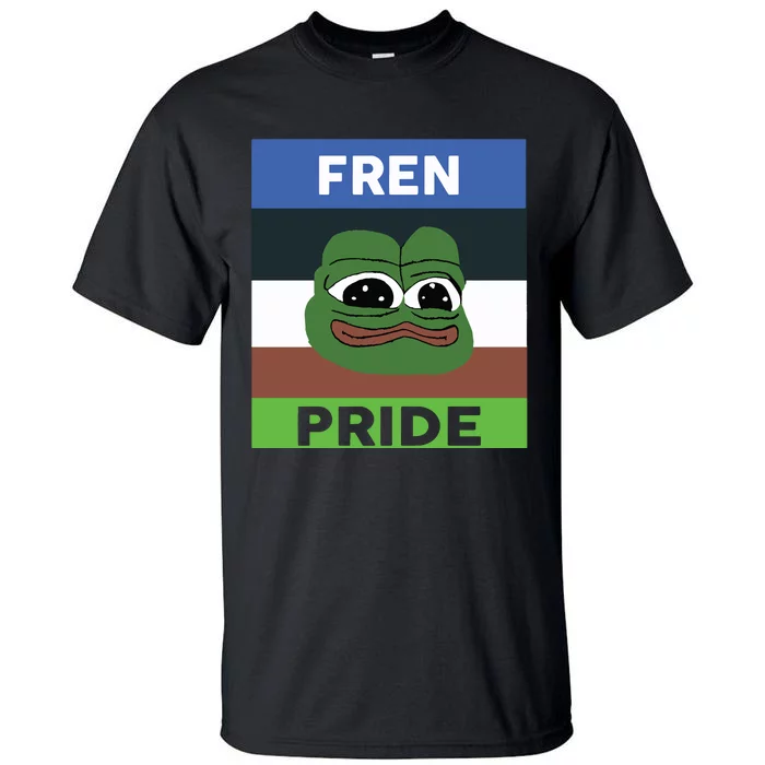 Fren Pride PEPE The Frog Tall T-Shirt