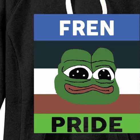 Fren Pride PEPE The Frog Women's Fleece Hoodie