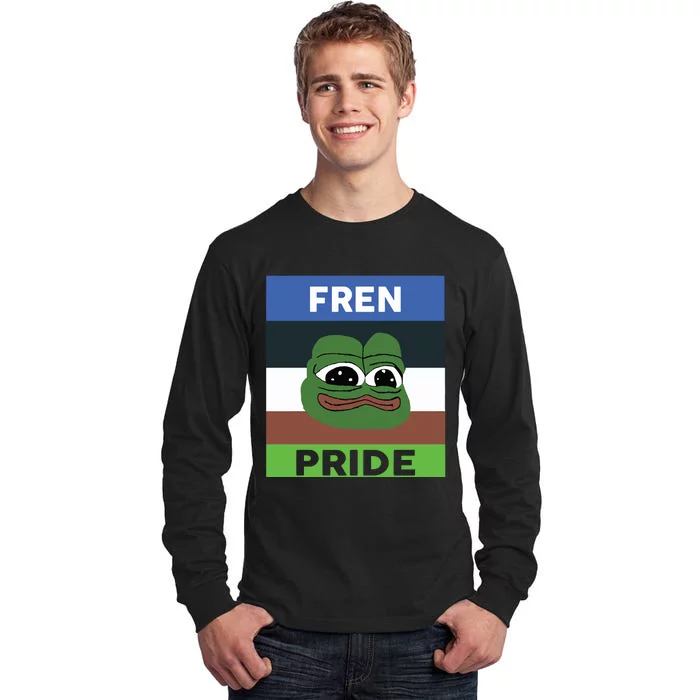 Fren Pride PEPE The Frog Tall Long Sleeve T-Shirt