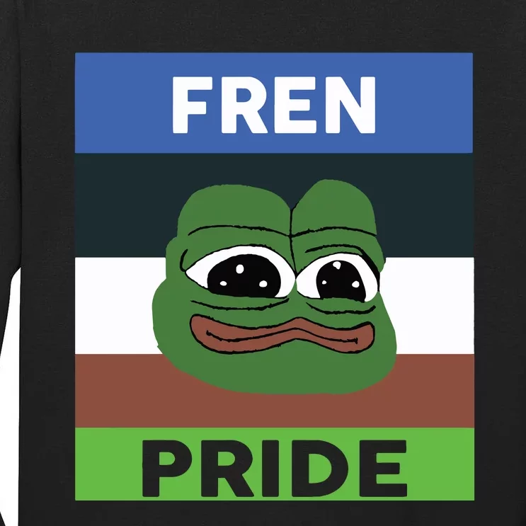 Fren Pride PEPE The Frog Tall Long Sleeve T-Shirt