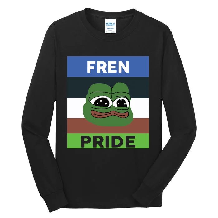 Fren Pride PEPE The Frog Tall Long Sleeve T-Shirt