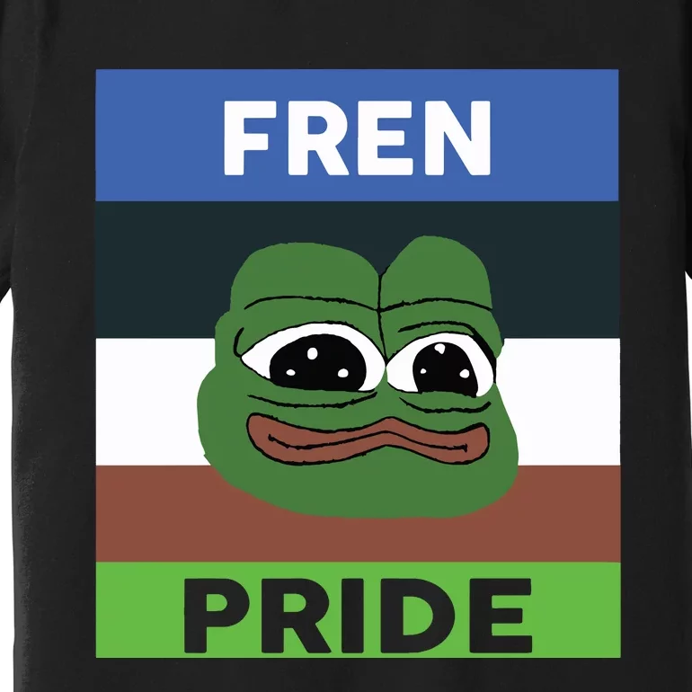 Fren Pride PEPE The Frog Premium T-Shirt