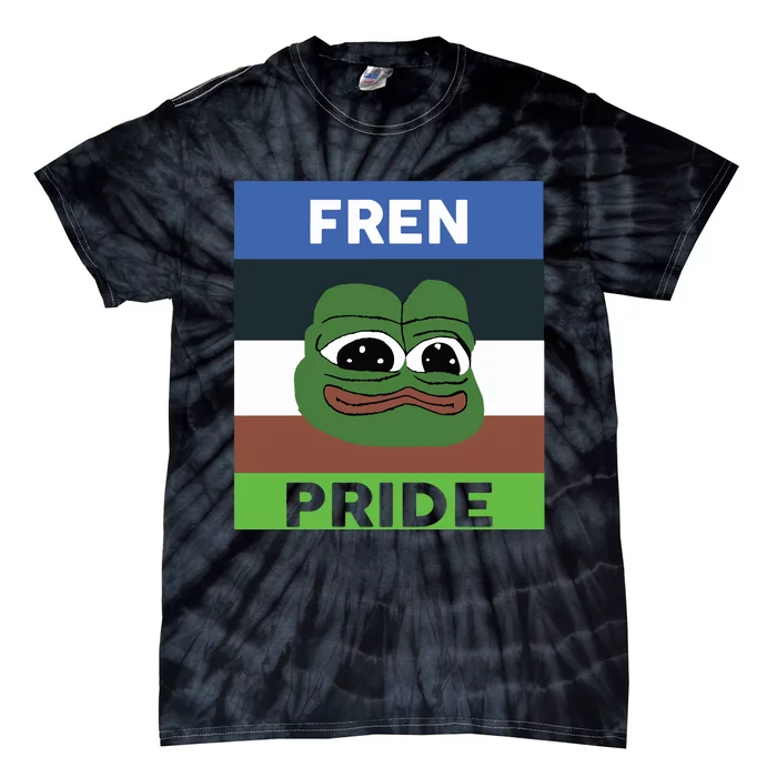 Fren Pride PEPE The Frog Tie-Dye T-Shirt