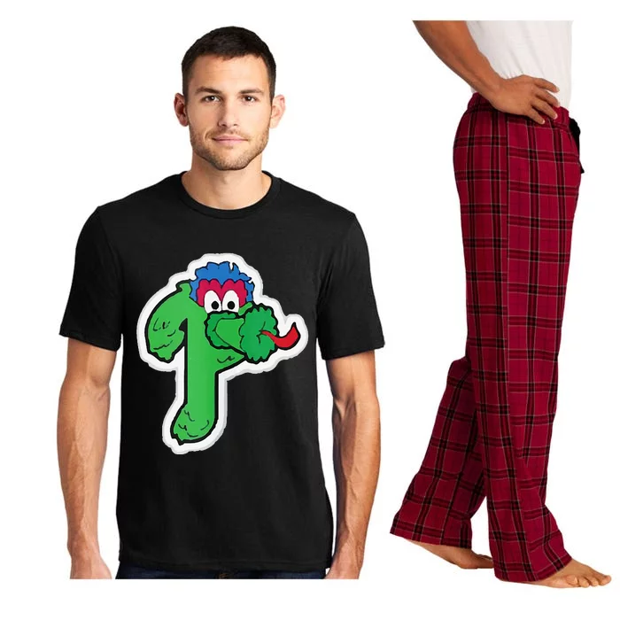 Funny Phanatic P Baseball Championship Pajama Set