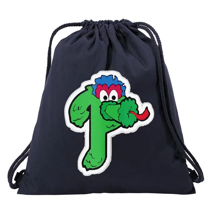 Funny Phanatic P Baseball Championship Drawstring Bag