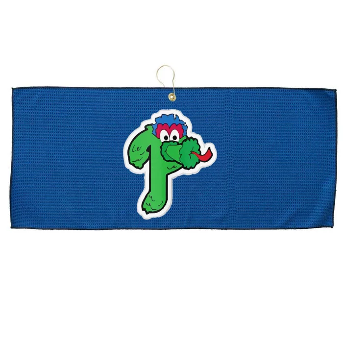 Funny Phanatic P Baseball Championship Large Microfiber Waffle Golf Towel