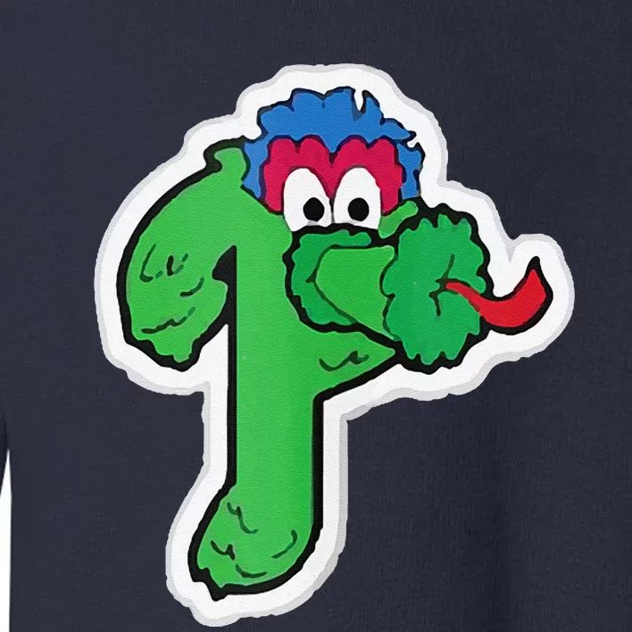 Funny Phanatic P Baseball Championship Toddler Sweatshirt