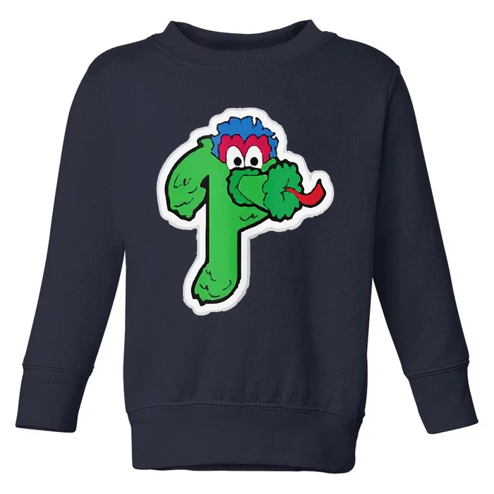 Funny Phanatic P Baseball Championship Toddler Sweatshirt