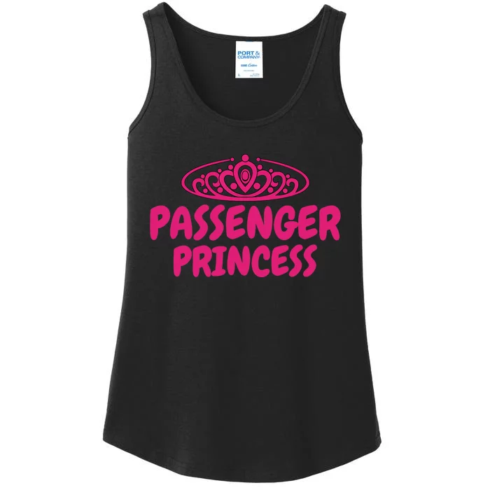 Funny Passenger Princess Ladies Essential Tank