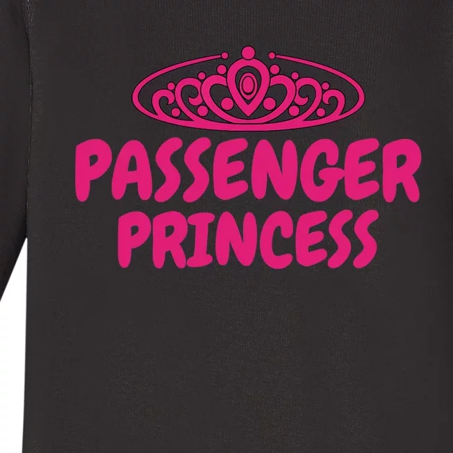 Funny Passenger Princess Baby Long Sleeve Bodysuit