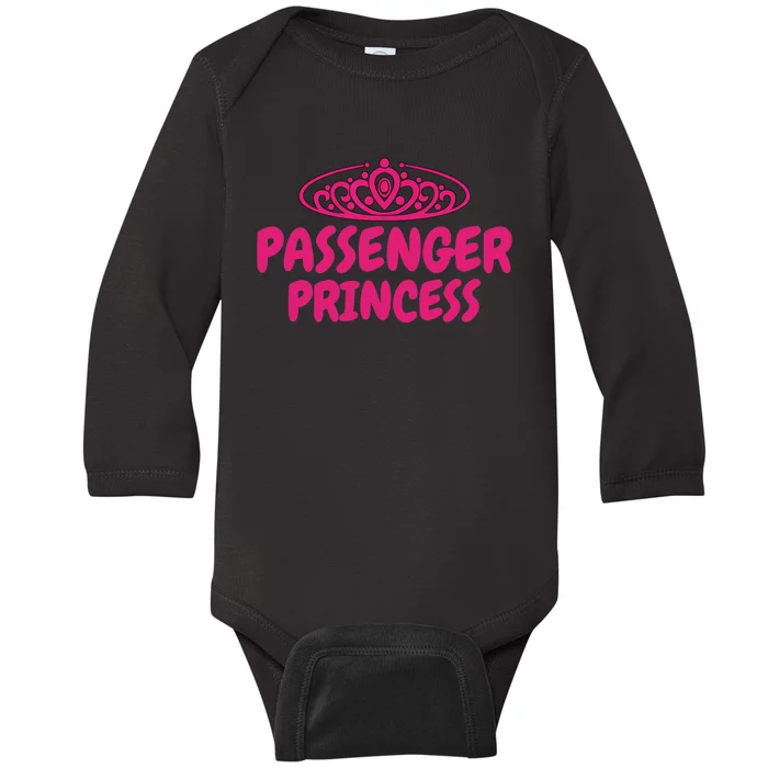 Funny Passenger Princess Baby Long Sleeve Bodysuit