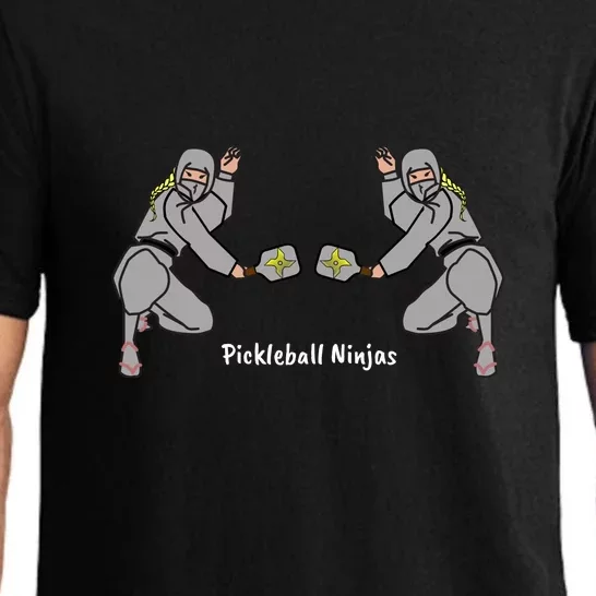 Fun Pickleball, Pickleball Ninja, Women Doubles, Pickleball For LIfe Pajama Set