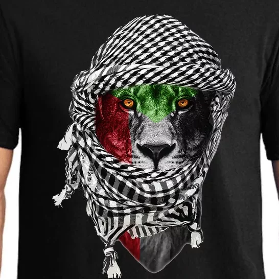 Free palestine Palestinian lion Pajama Set