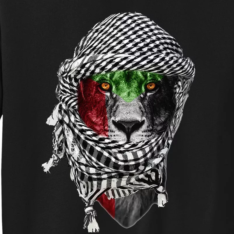 Free palestine Palestinian lion Tall Sweatshirt